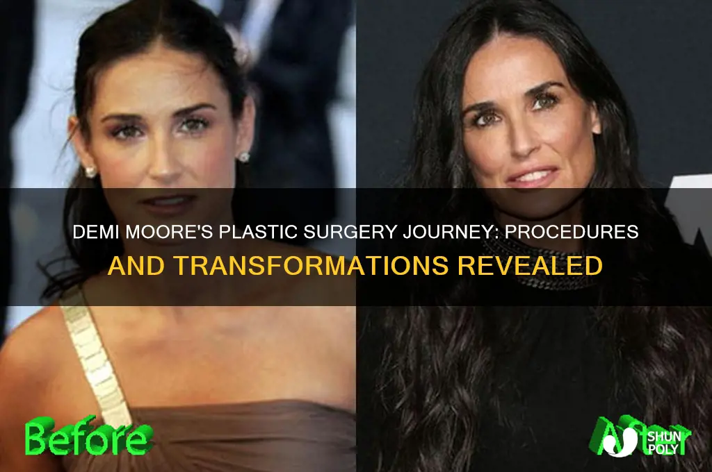 what plastic surgery did demi moore have