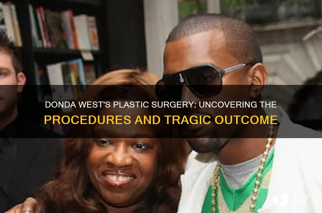 what plastic surgery did donda get