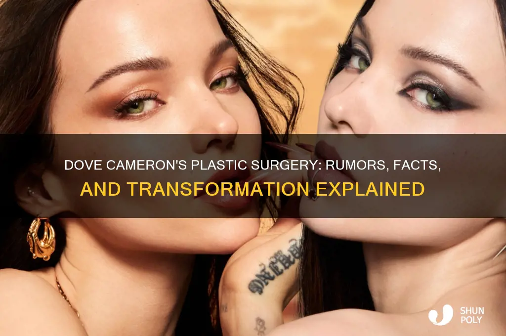 what plastic surgery did dove cameron get