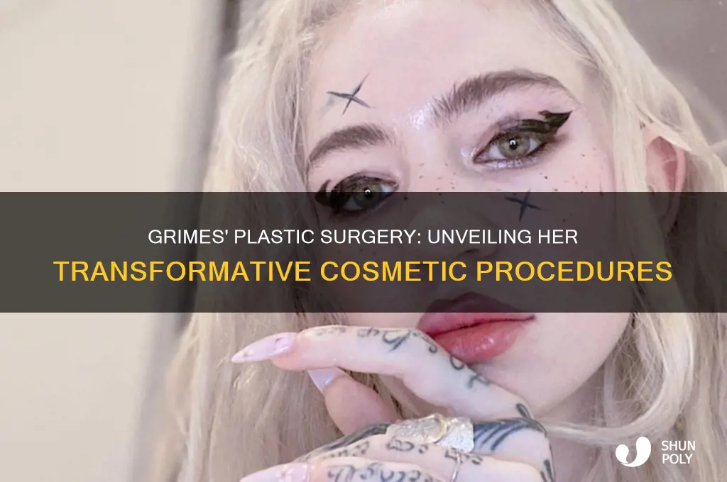 what plastic surgery did grimes get