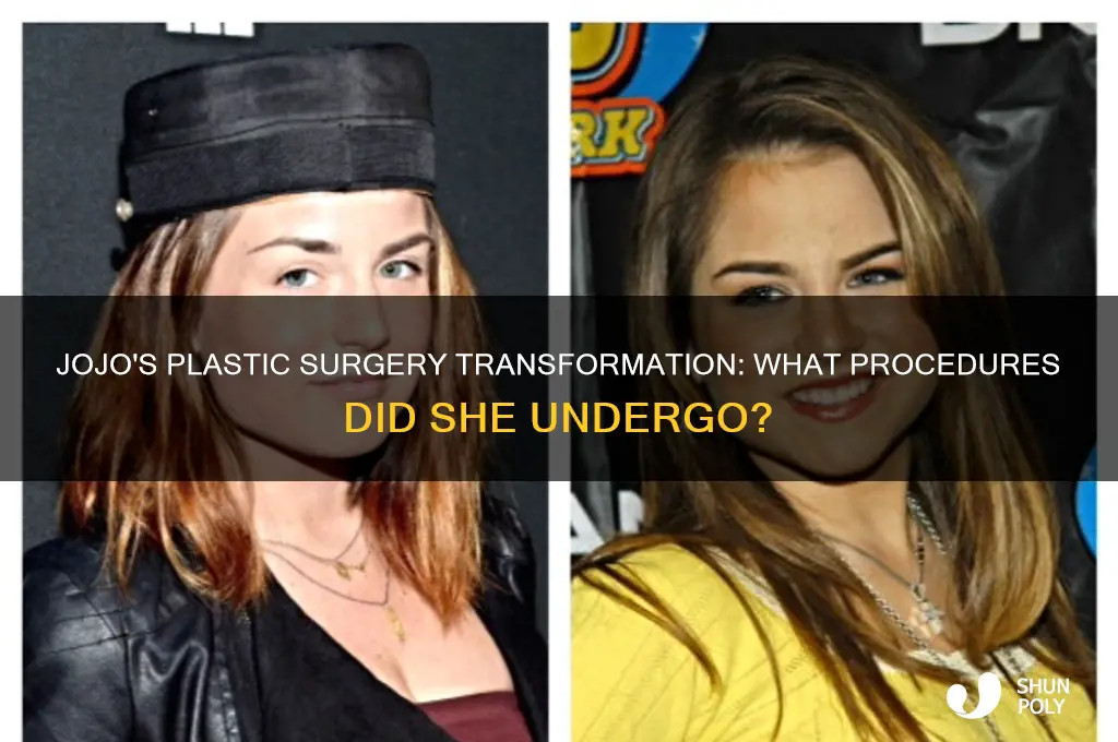 what plastic surgery did jojo have