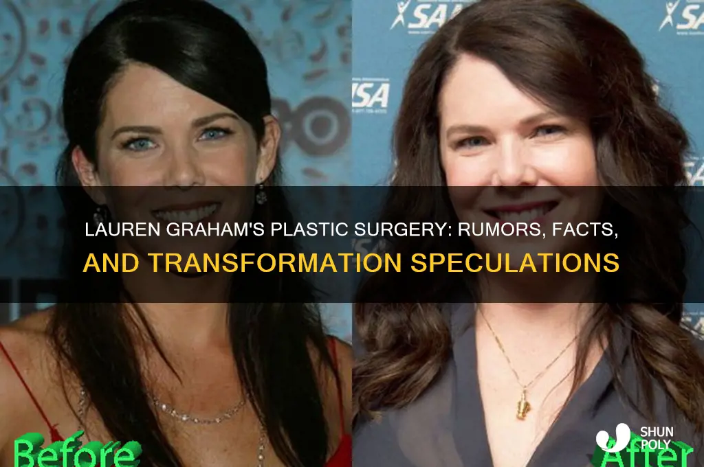 what plastic surgery did lauren graham get
