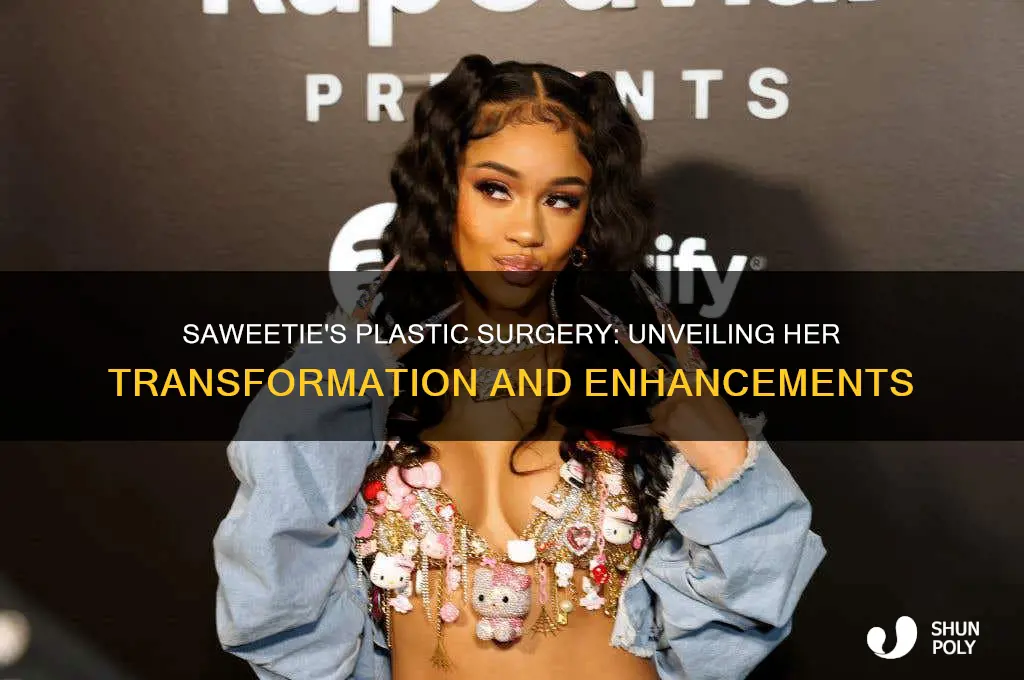 what plastic surgery did saweetie get