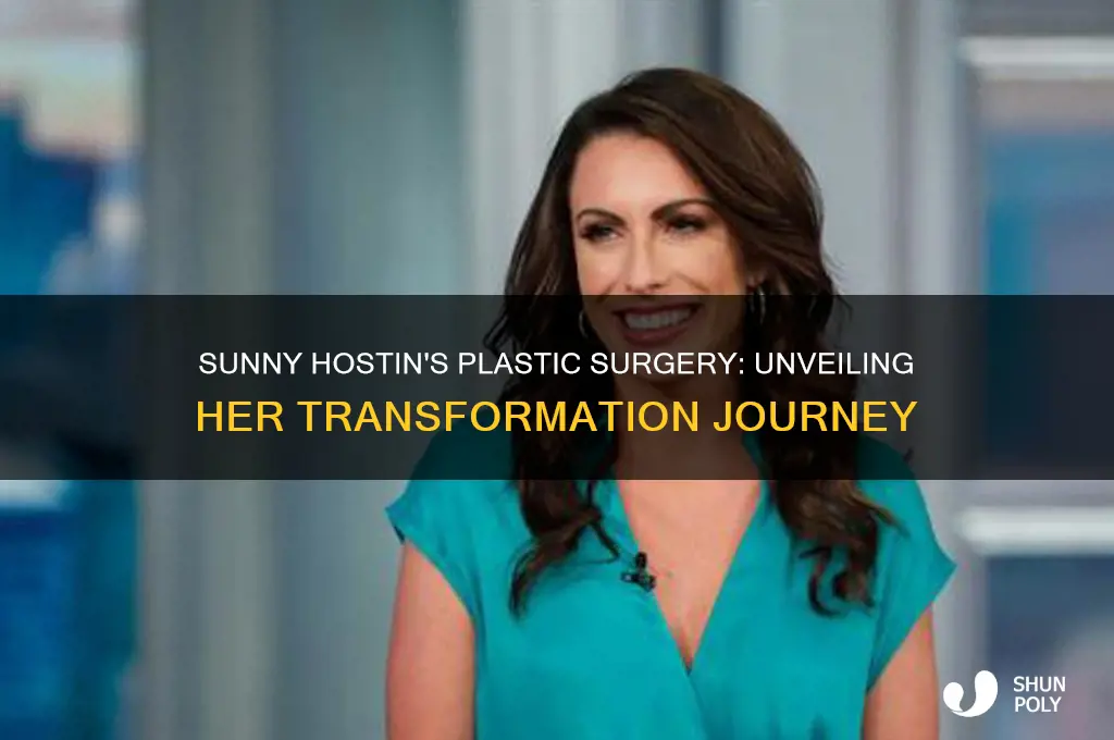 what plastic surgery did sunny hostin have