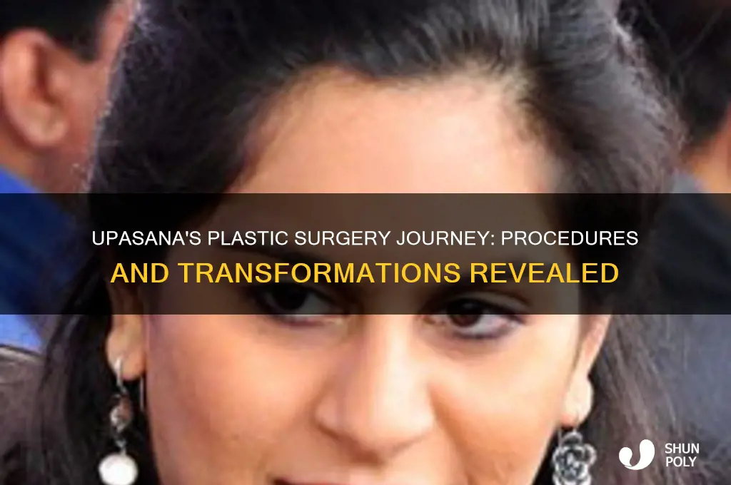 what plastic surgery did upasana go through