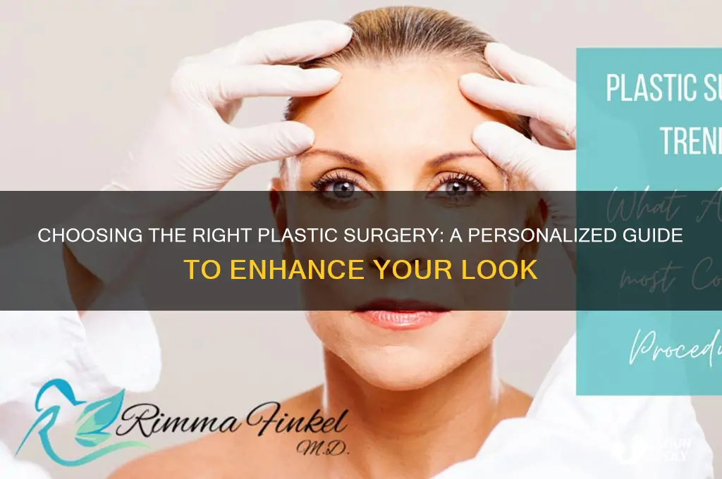 what plastic surgery do i need