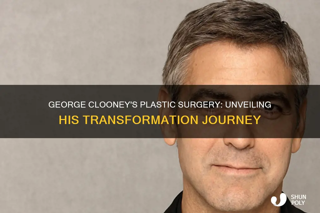 what plastic surgery george cloony had