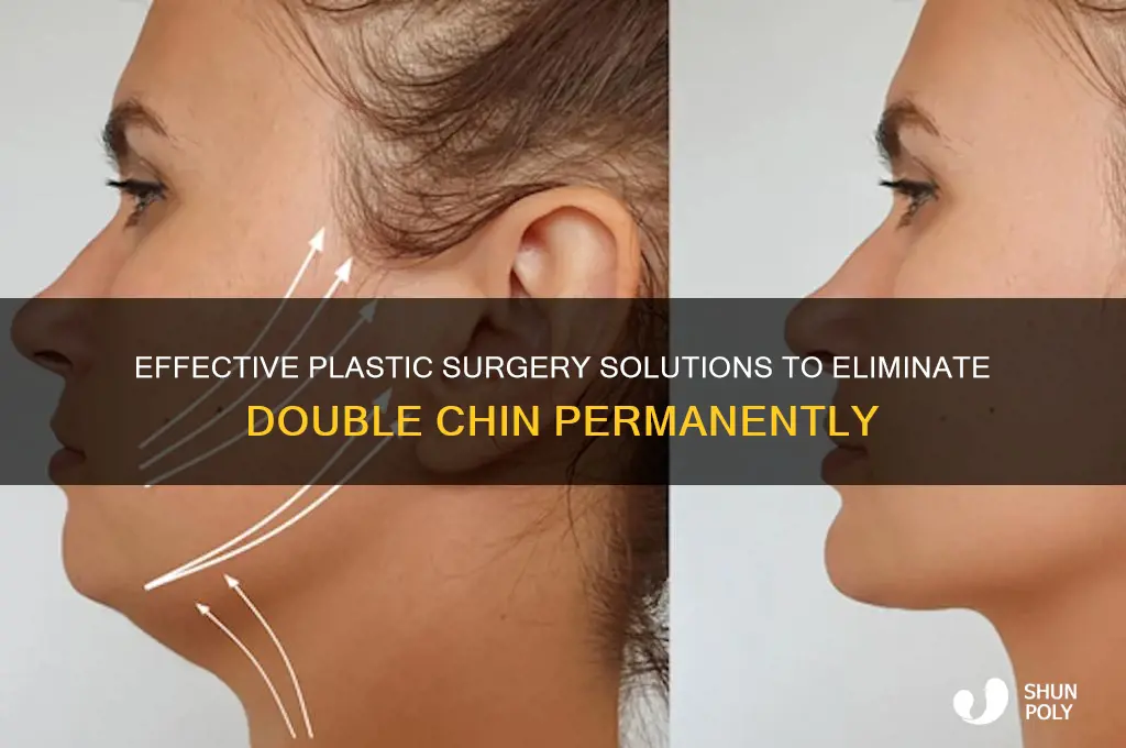 what plastic surgery gets rid of double chin