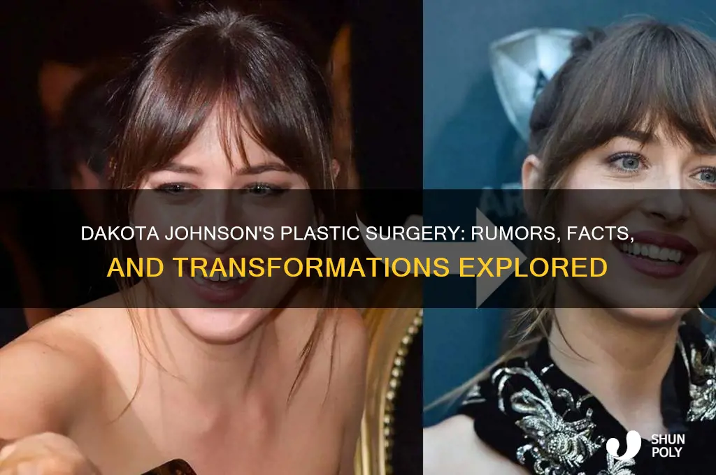 what plastic surgery has dakota johnson had