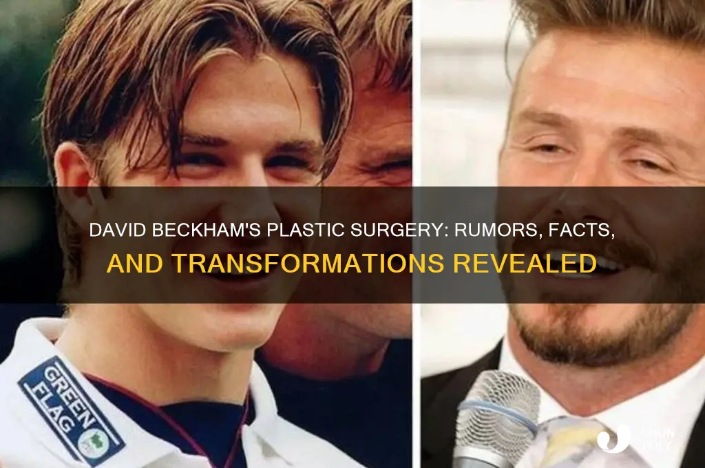 what plastic surgery has david beckham had