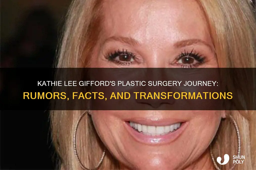 what plastic surgery has kathie lee gifford had