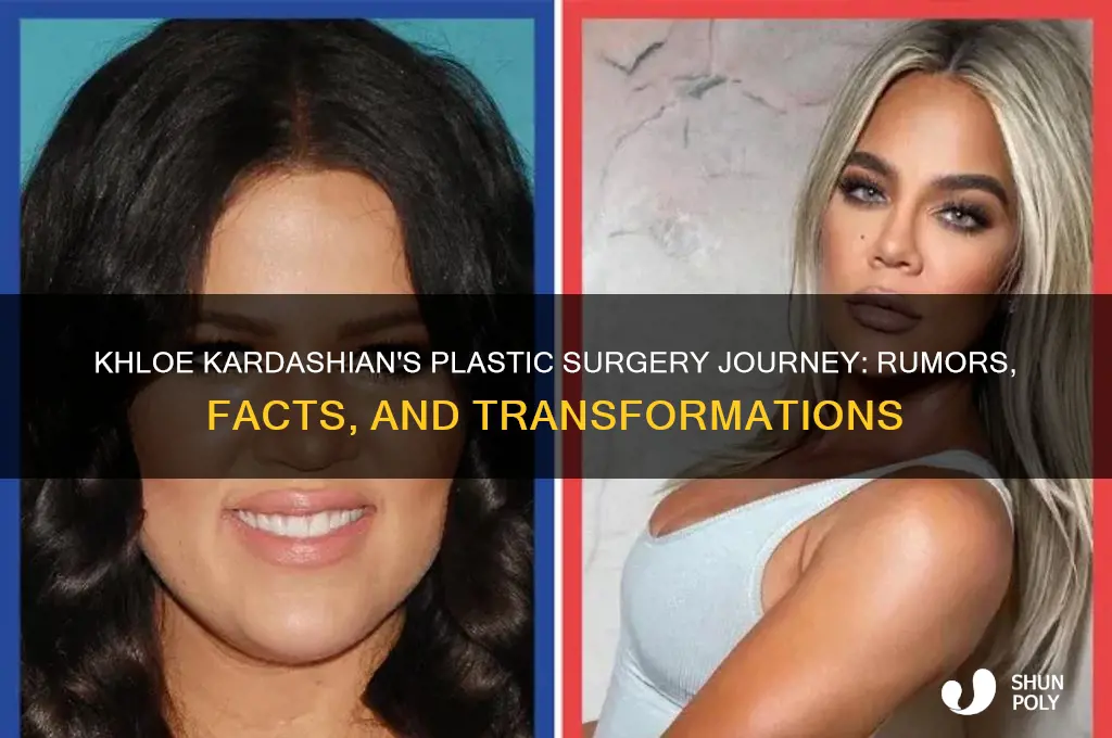 what plastic surgery has khloe kardashian done