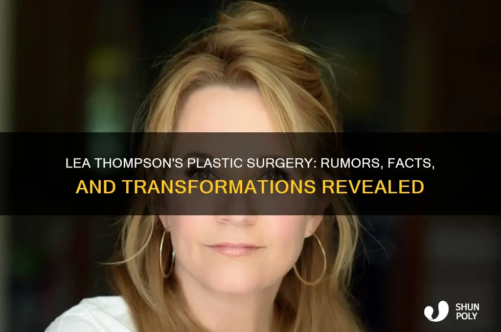 what plastic surgery has lea thompson had done