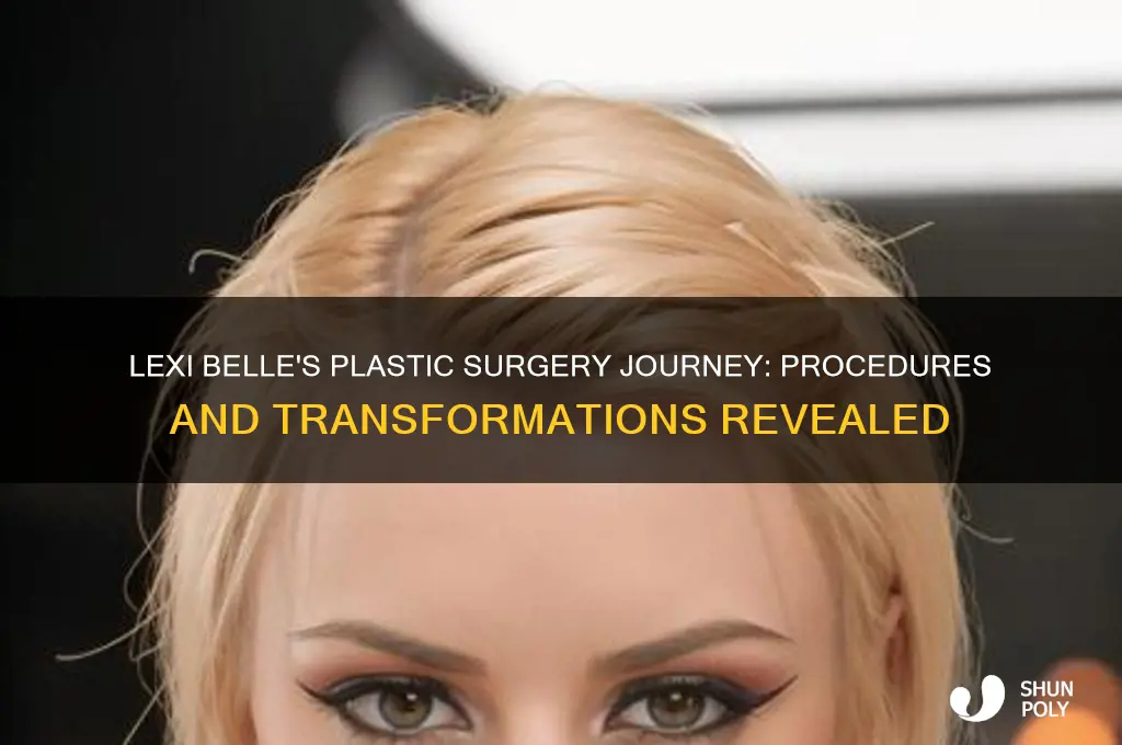 what plastic surgery has lexi belle had