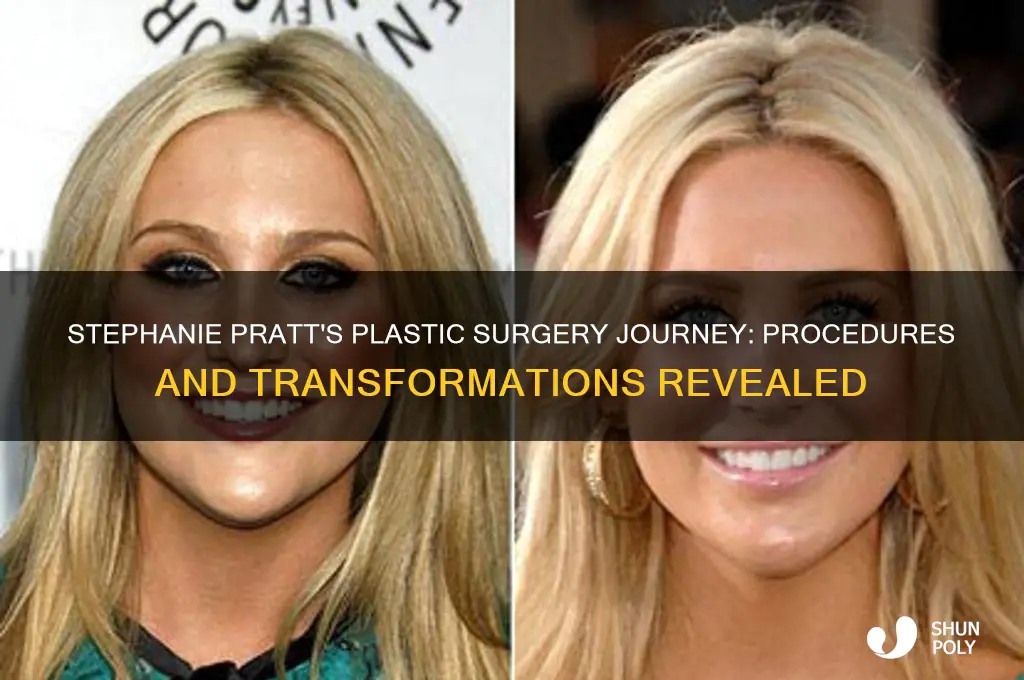 what plastic surgery has stephanie pratt had