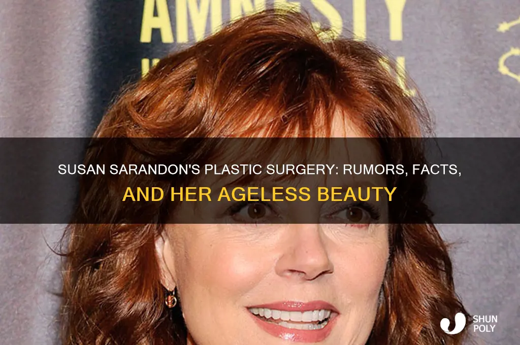 what plastic surgery has susan sarandon had