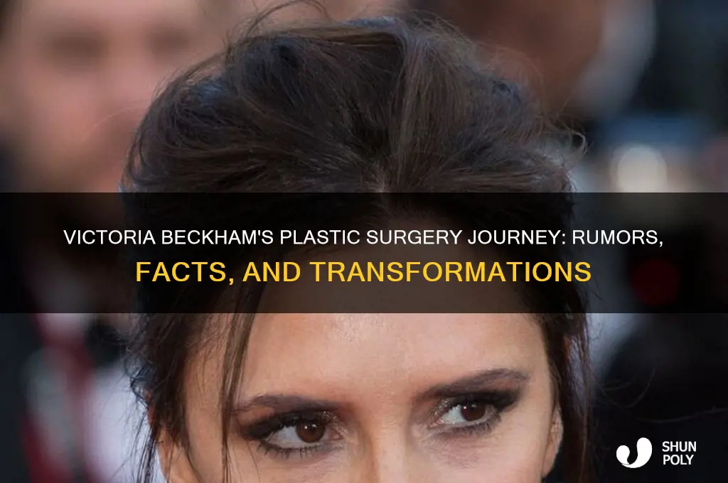 what plastic surgery has victoria beckham had