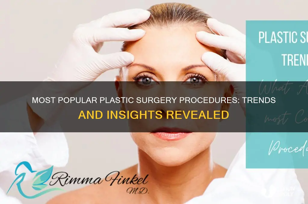 what plastic surgery is most common