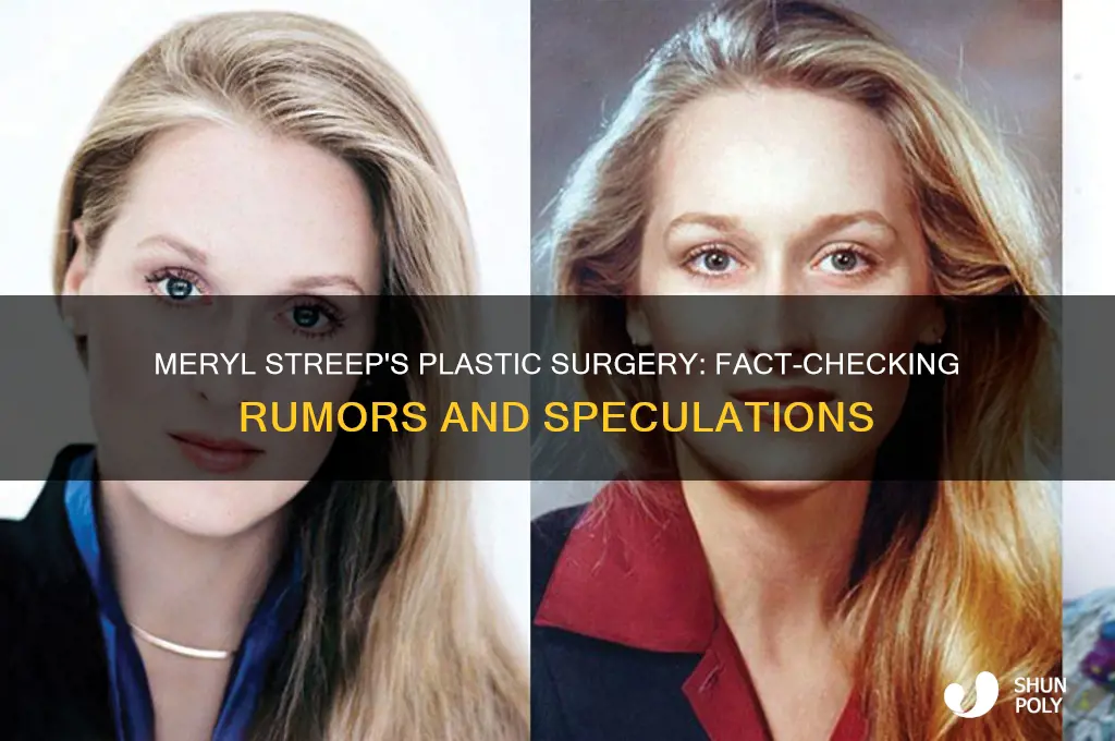 what plastic surgery meryl streep have