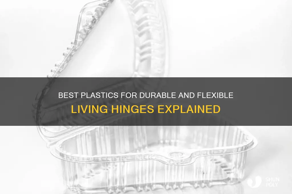 what plastic to make living hinges out of