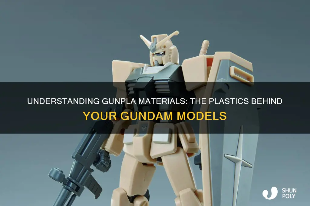 what plastics are gunpla made of