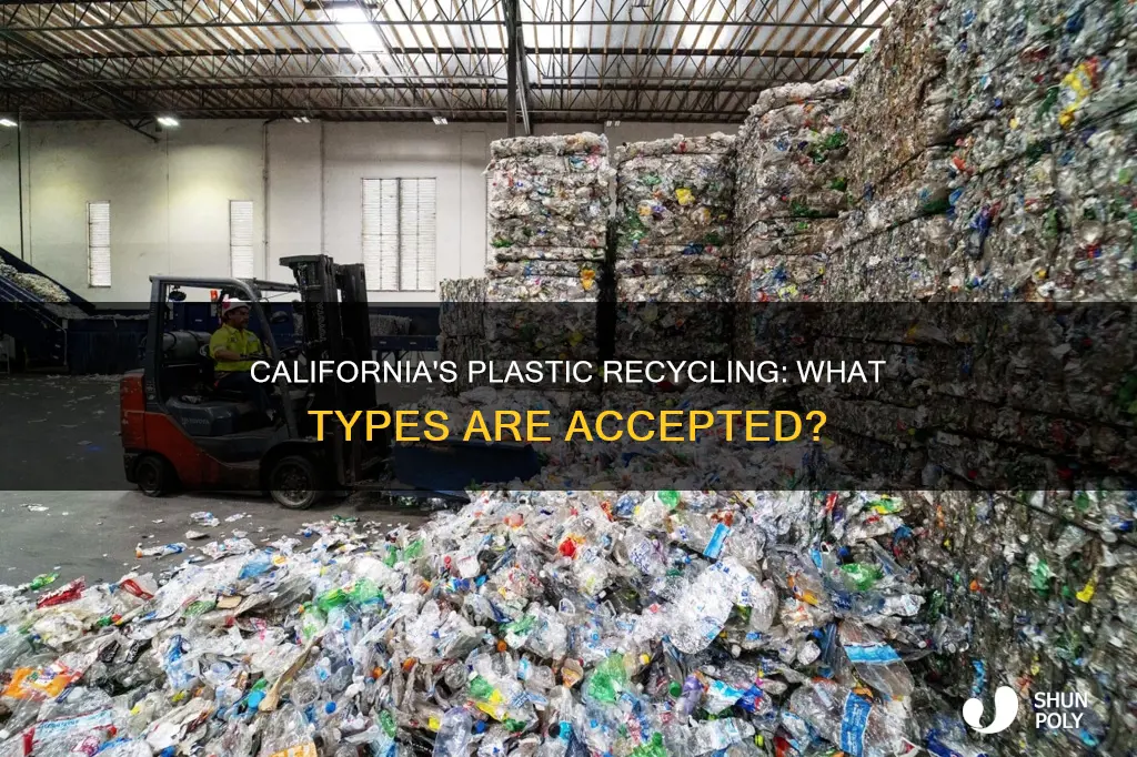 what plastics are recycled in ca