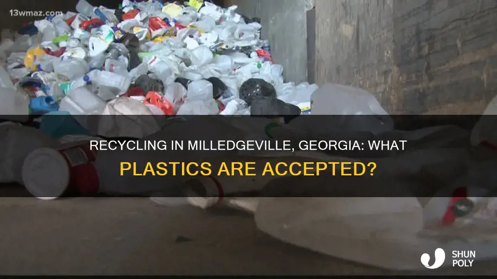 what plastics are recycled in milledgeville georgia