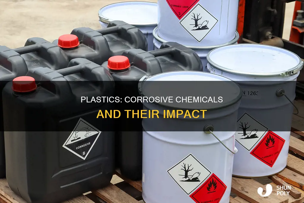 what plastics contain corrosive material