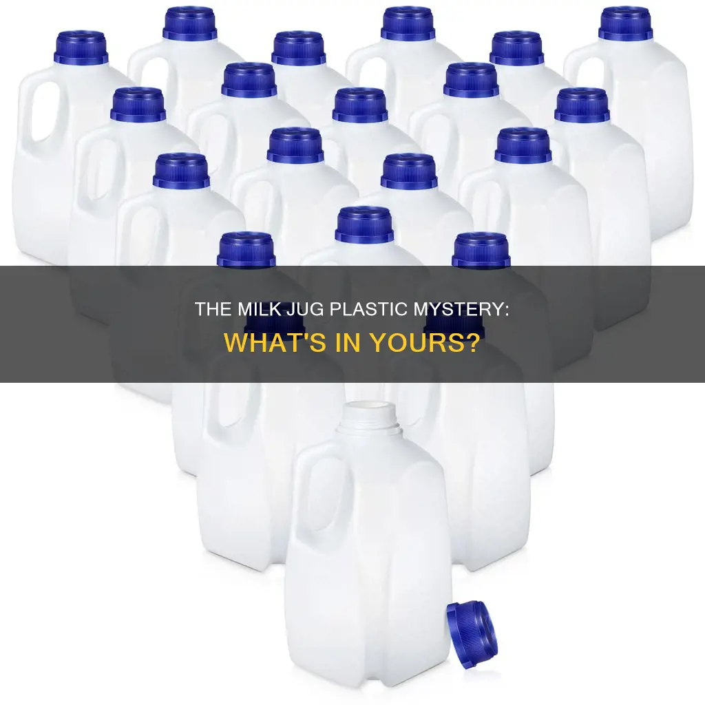 what plastics is in milk jugs