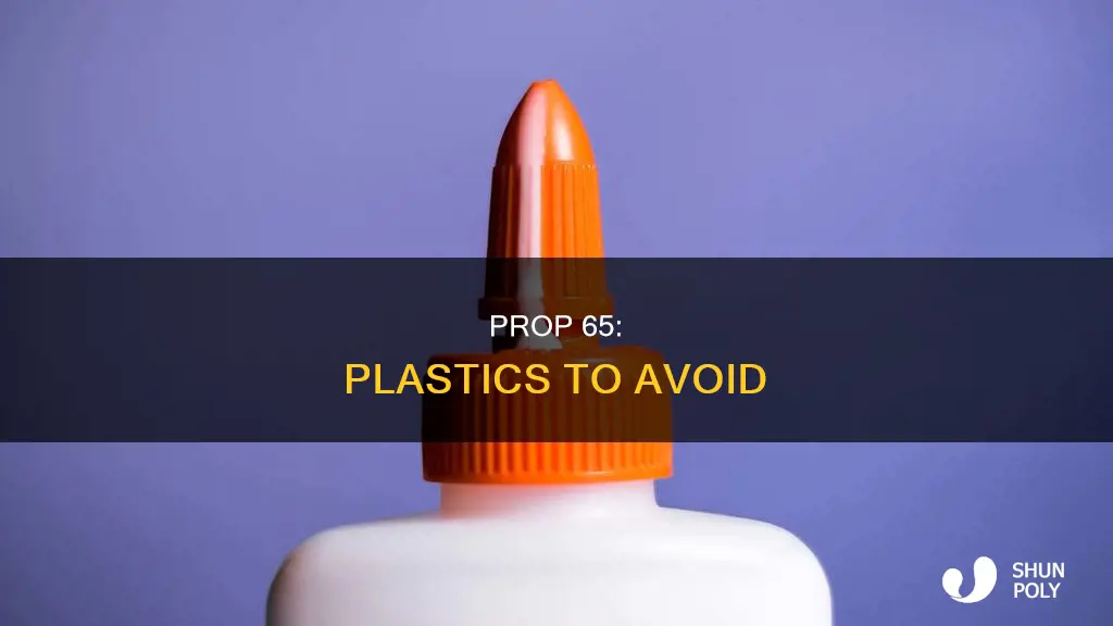 what plastics need prop 65 warning