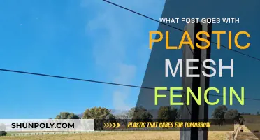 Plastic Mesh Fencing: Best Post Materials