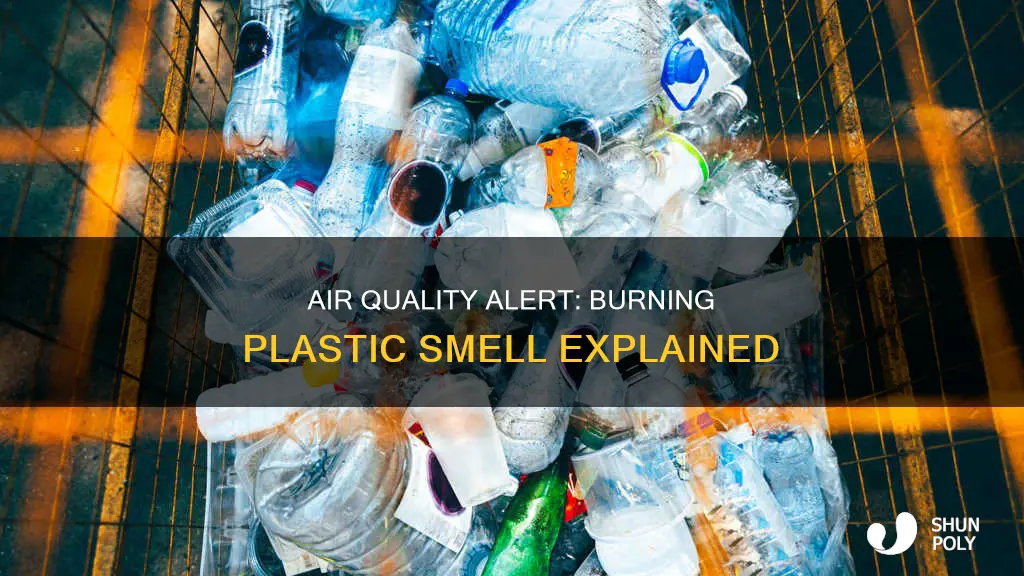 what produces burning plastic smell in air