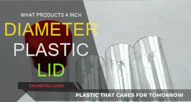 Plastic Lid Options for 4-Inch Diameter Products