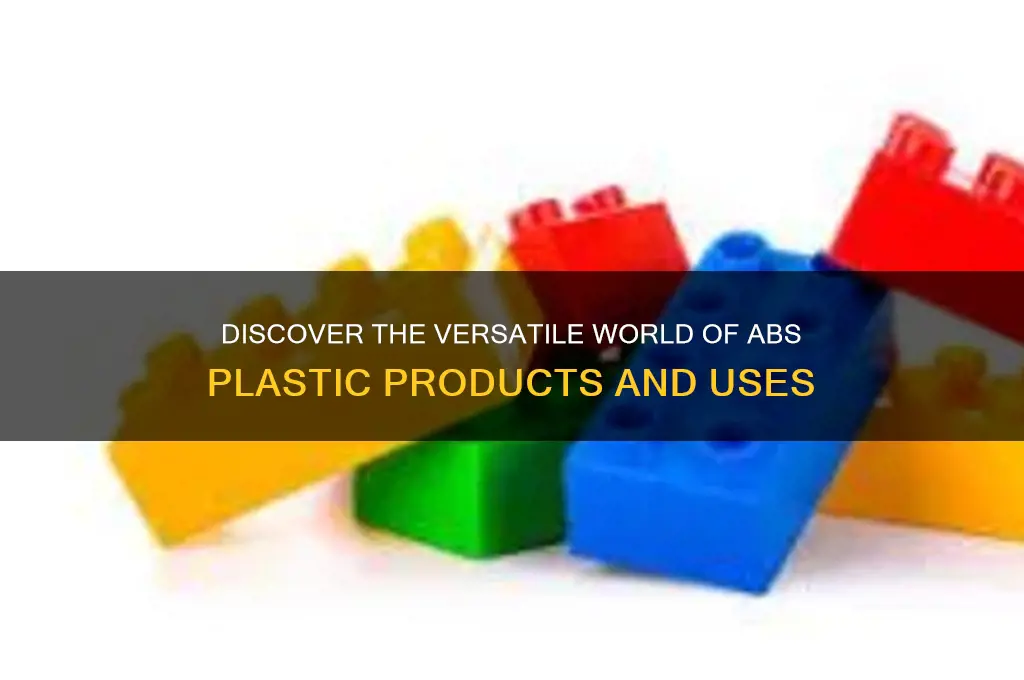 what products are made from abs plastic