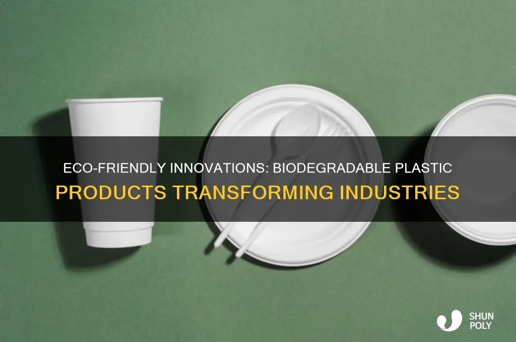 what products are made from biodegradable plastic