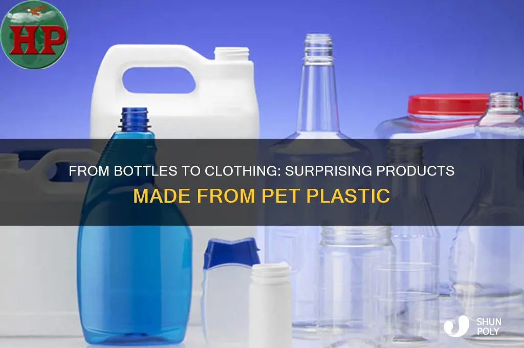what products are made from pet plastic