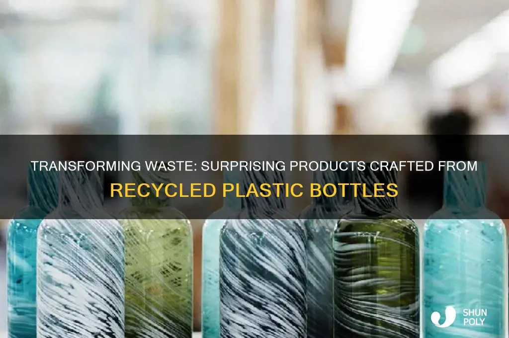 what products are made from recycled plastic bottles