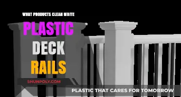 Best Cleaners for White Plastic Deck Rails: Top Products Revealed