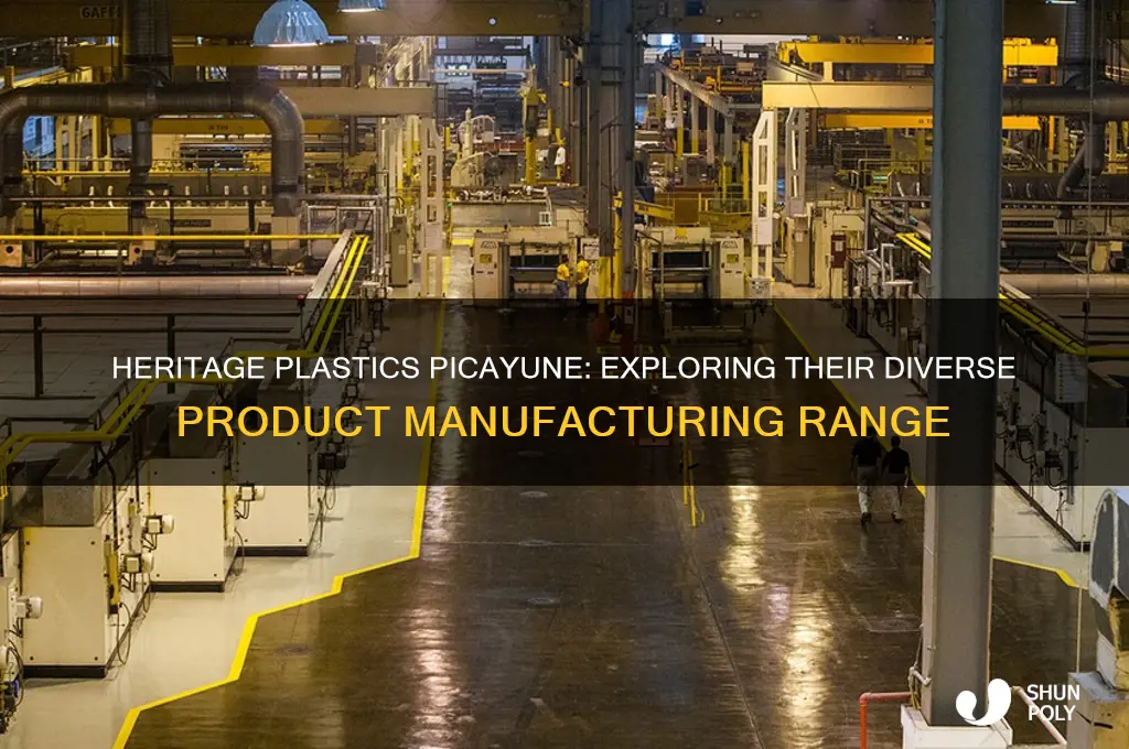 what products does heritage plastics in picayune make