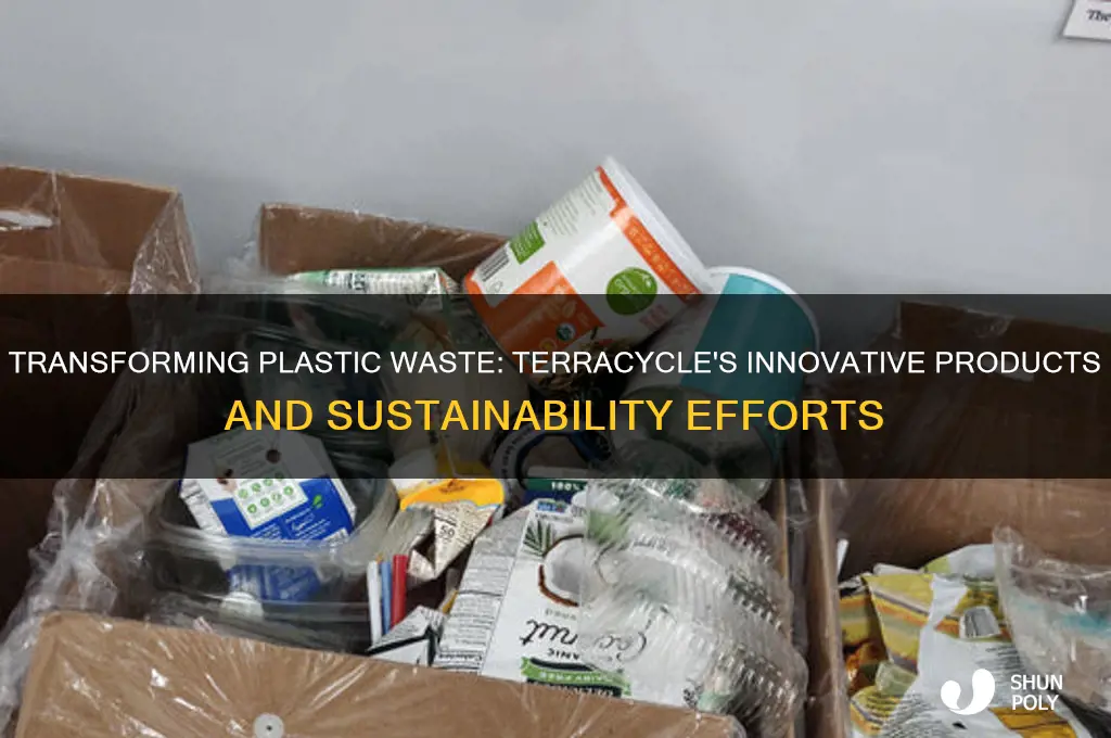 what products does terracycle make with plastic