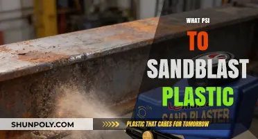 Optimal PSI Settings for Sandblasting Plastic Surfaces