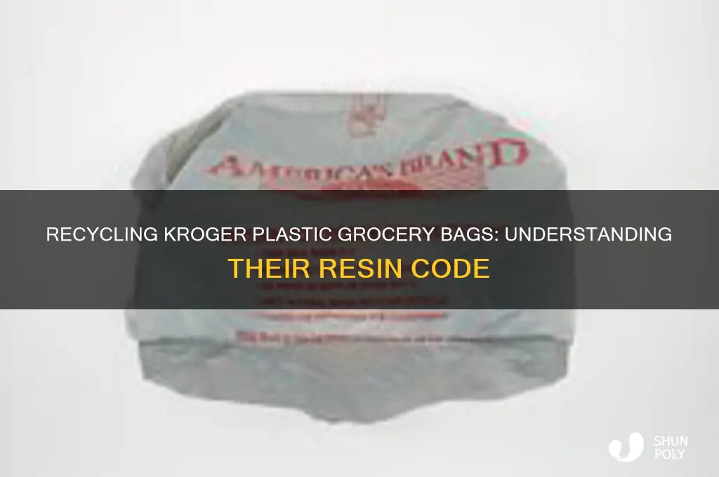 what recyle number are kroger plastic grocery bags