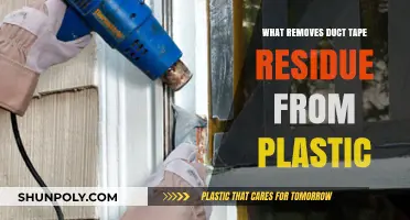 Effective Ways to Remove Duct Tape Residue from Plastic Surfaces