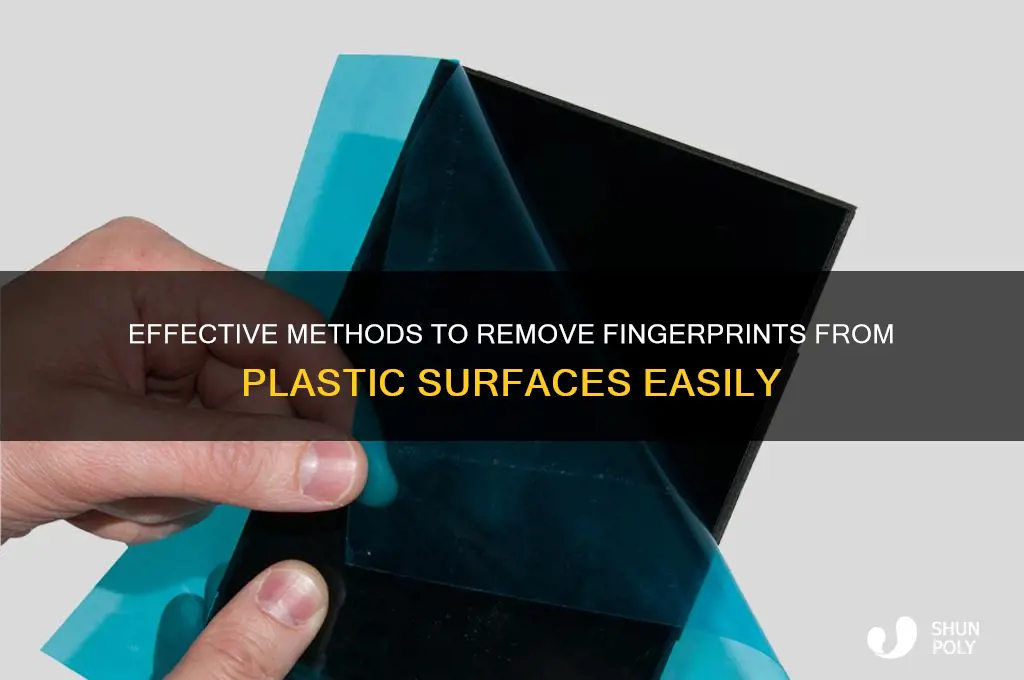what removes fingerprints from plastic