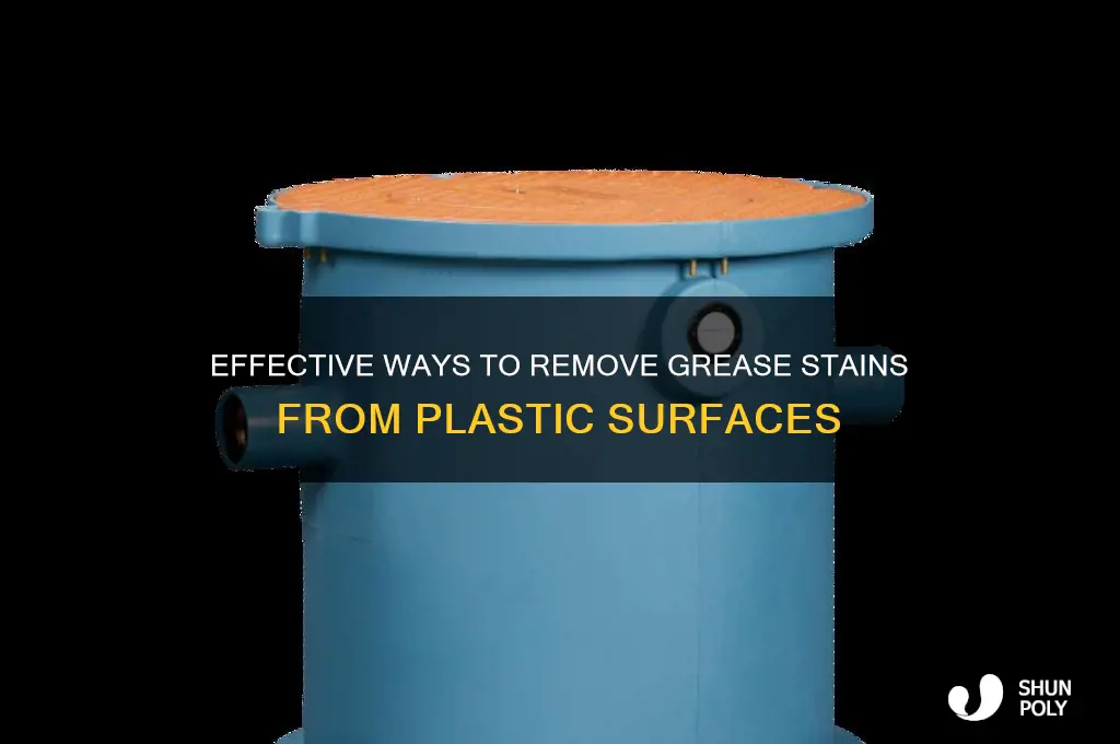 what removes grease from plastic