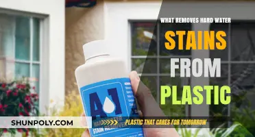 Effective Ways to Remove Hard Water Stains from Plastic Surfaces