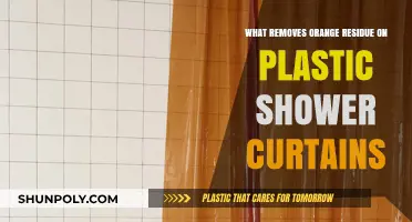 Effective Ways to Remove Orange Residue from Plastic Shower Curtains