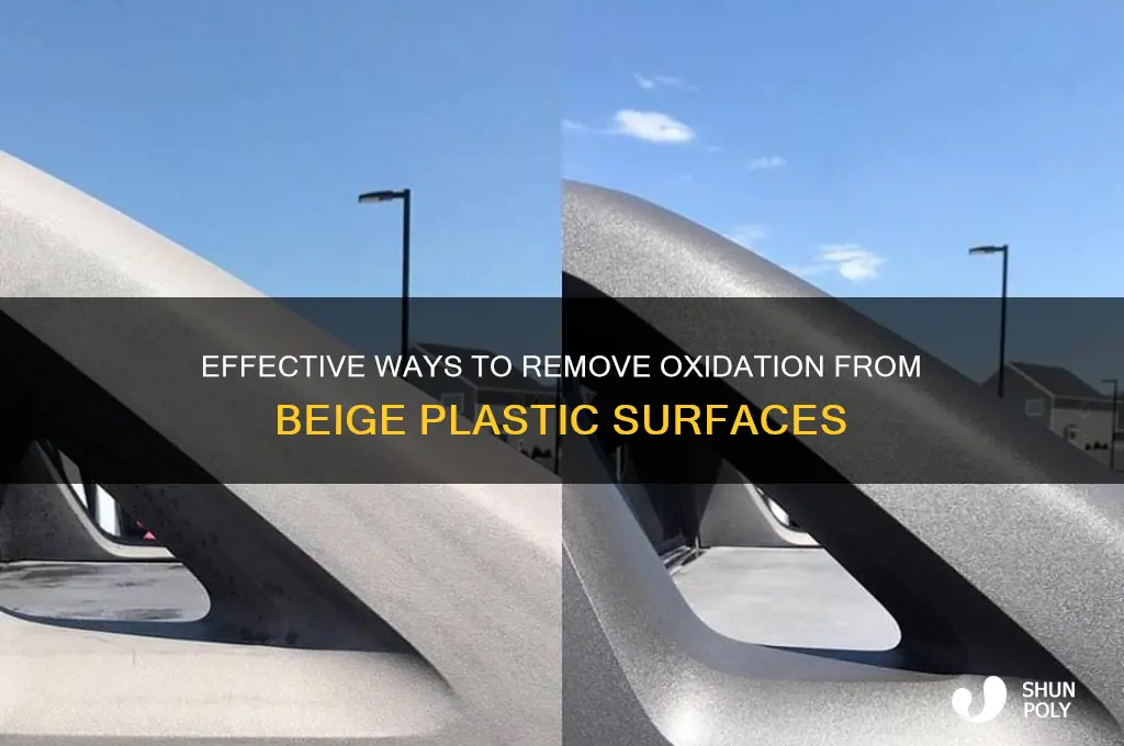 what removes oxidation from beige plastic