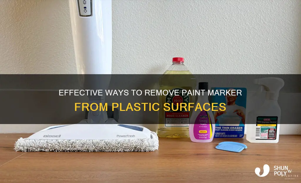 what removes paint marker from plastic