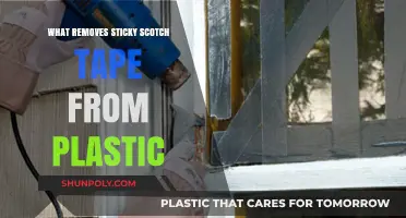 Effective Ways to Remove Sticky Scotch Tape Residue from Plastic Surfaces